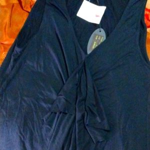 Black dressy blouse brand new tag still on